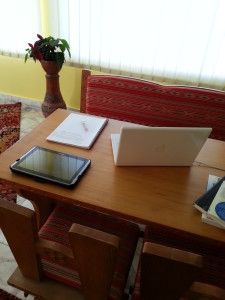 MacBook @ the country side